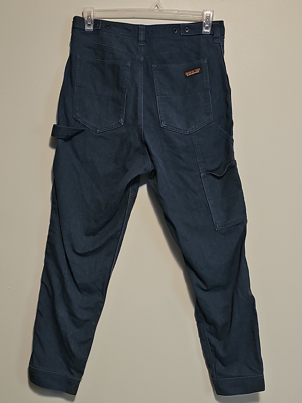 Patagonia Women's Blue Hemp Blend Double Knee Work Pants - Picture 6 of 9